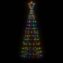 Árbol de Navidad LED con estacas 220 LEDs de colores 180 cm de , Arboles de navidad - Ref: Foro24-358102, Precio: 36,11 €, De...