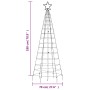 Árbol de Navidad LED con estacas 220 LEDs de colores 180 cm de , Arboles de navidad - Ref: Foro24-358102, Precio: 36,11 €, De...