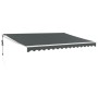 Toldo retráctil automático gris antracita 4x3 m de , Toldos - Ref: Foro24-3154488, Precio: 451,62 €, Descuento: %