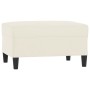 Juego de sofás con cojines 3 piezas terciopelo crema de , Sofás - Ref: Foro24-3201718, Precio: 494,74 €, Descuento: %
