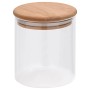 Tarros de almacenaje con tapa de bambú 6 unidades 600 ml de vidaXL, Botes de galletas - Ref: Foro24-150694, Precio: 43,31 €, ...