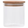 Tarros de almacenaje con tapa de bambú 6 unidades 600 ml de vidaXL, Botes de galletas - Ref: Foro24-150694, Precio: 43,31 €, ...