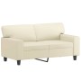 Juego de sofás con cojines 2 piezas cuero sintético color crema de , Sofás - Ref: Foro24-3201925, Precio: 480,70 €, Descuento: %
