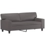Juego de sofás con cojines 3 piezas cuero sintético gris de , Sofás - Ref: Foro24-3201931, Precio: 583,95 €, Descuento: %