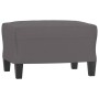Juego de sofás con cojines 3 piezas cuero sintético gris de , Sofás - Ref: Foro24-3201931, Precio: 583,95 €, Descuento: %