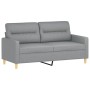 Juego de sofás con cojines 2 piezas tela gris claro de , Sofás - Ref: Foro24-3201584, Precio: 449,78 €, Descuento: %