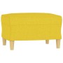 Juego de sofás con cojines 4 piezas tela amarillo claro de , Sofás - Ref: Foro24-3201565, Precio: 629,70 €, Descuento: %