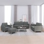 Juego de sofás con cojines 4 piezas tela gris oscuro de , Sofás - Ref: Foro24-3202063, Precio: 695,76 €, Descuento: %