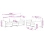 Juego de sofás con cojines 2 piezas terciopelo rosa de , Sofás - Ref: Foro24-3202037, Precio: 592,79 €, Descuento: %