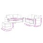 Juego de sofás con cojines 3 piezas cuero sintético color crema de , Sofás - Ref: Foro24-3202166, Precio: 494,48 €, Descuento: %
