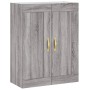 Aparador alto madera contrachapada gris sonoma 69,5x34x180 cm de , Aparadores - Ref: Foro24-3199927, Precio: 171,71 €, Descue...