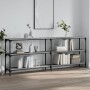 Mesa consola madera de ingeniería gris Sonoma 200x29x75 cm de , Mesas auxiliares - Ref: Foro24-834113, Precio: 93,55 €, Descu...