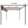 Pérgola con cubierta retráctil gris taupe 395x292x230 cm de , Carpas y cenadores - Ref: Foro24-360118, Precio: 288,68 €, Desc...