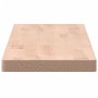 Estante de pared madera maciza de haya 100x20x2,5 cm de , Estantes y estanterías - Ref: Foro24-356016, Precio: 39,63 €, Descu...