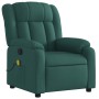 Sillón de masaje reclinable de tela verde oscuro de , Sillones - Ref: Foro24-373592, Precio: 256,41 €, Descuento: %