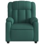 Sillón de masaje reclinable de tela verde oscuro de , Sillones - Ref: Foro24-373592, Precio: 256,41 €, Descuento: %