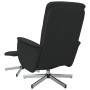 Sillón reclinable con reposapiés tela negro de , Sillones - Ref: Foro24-356572, Precio: 160,99 €, Descuento: %