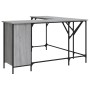 Escritorio madera de ingeniería gris Sonoma 141x141x75 cm de , Escritorios - Ref: Foro24-837600, Precio: 97,74 €, Descuento: %