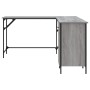 Escritorio madera de ingeniería gris Sonoma 141x141x75 cm de , Escritorios - Ref: Foro24-837600, Precio: 97,74 €, Descuento: %