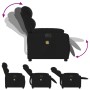Sillón reclinable de masaje eléctrico tela negro de , Sillones - Ref: Foro24-3204970, Precio: 285,04 €, Descuento: %