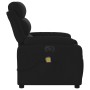 Sillón reclinable de masaje eléctrico tela negro de , Sillones - Ref: Foro24-3204970, Precio: 285,04 €, Descuento: %