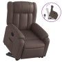 Sillón reclinable elevable cuero sintético marrón de , Sillones - Ref: Foro24-3205266, Precio: 286,96 €, Descuento: %