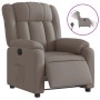 Sillón reclinable eléctrico tela gris taupé de , Sillones - Ref: Foro24-3205300, Precio: 274,37 €, Descuento: %