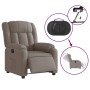 Sillón reclinable eléctrico tela gris taupé de , Sillones - Ref: Foro24-3205300, Precio: 274,37 €, Descuento: %