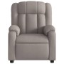 Sillón reclinable eléctrico tela gris taupé de , Sillones - Ref: Foro24-3205300, Precio: 274,37 €, Descuento: %
