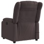 Sillón reclinable de masaje eléctrico tela marrón oscuro de , Sillones - Ref: Foro24-3205309, Precio: 280,09 €, Descuento: %