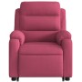 Sillón reclinable de masaje elevable terciopelo rojo tinto de , Sillones - Ref: Foro24-3205108, Precio: 346,02 €, Descuento: %