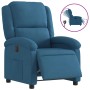 Sillón reclinable eléctrico terciopelo azul de , Sillones - Ref: Foro24-3204288, Precio: 276,81 €, Descuento: %