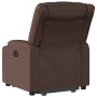 Sillón reclinable elevable eléctrico de cuero sintético marrón de , Sillones - Ref: Foro24-3206561, Precio: 366,13 €, Descuen...
