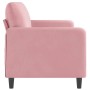 Sofá de 3 plazas terciopelo rosa 180 cm de , Sofás - Ref: Foro24-359455, Precio: 317,73 €, Descuento: %