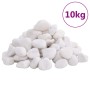 Guijarros pulidos blancos 10 kg 2-5 cm de , Decoración de acuarios - Ref: Foro24-3217192, Precio: 48,63 €, Descuento: %