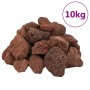 Rocas volcánicas rojas 10 kg 5-8 cm de , Decoración de acuarios - Ref: Foro24-3217178, Precio: 33,44 €, Descuento: %