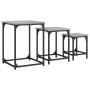 Mesas de centro apilables 3 pzas madera ingeniería gris Sonoma de , Mesas de centro - Ref: Foro24-838926, Precio: 54,32 €, De...