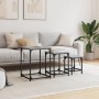 Mesas de centro apilables 3 pzas madera ingeniería gris Sonoma de , Mesas de centro - Ref: Foro24-838926, Precio: 54,32 €, De...