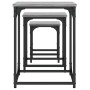 Mesas de centro apilables 3 pzas madera ingeniería gris Sonoma de , Mesas de centro - Ref: Foro24-838926, Precio: 54,32 €, De...