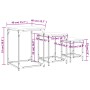 Mesas de centro apilables 3 pzas madera ingeniería gris Sonoma de , Mesas de centro - Ref: Foro24-838926, Precio: 54,32 €, De...