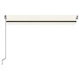 Toldo retráctil manual crema 400x350 cm de vidaXL, Toldos - Ref: Foro24-3069177, Precio: 349,75 €, Descuento: %