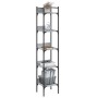 Librería de 5 estantes madera gris Sonoma 35x30x174 cm de , Librerías y estanterías - Ref: Foro24-838856, Precio: 51,55 €, De...