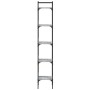 Librería de 5 estantes madera gris Sonoma 35x30x174 cm de , Librerías y estanterías - Ref: Foro24-838856, Precio: 51,55 €, De...
