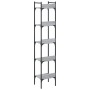 Librería de 5 estantes madera gris Sonoma 35x30x174 cm de , Librerías y estanterías - Ref: Foro24-838856, Precio: 51,55 €, De...
