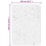 Alfombra pelo largo aspecto brillante ISTAN crema 240x340 cm de , Alfombras - Ref: Foro24-375668, Precio: 155,42 €, Descuento: %
