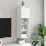 Mueble para TV con luces LED blanco 30,5x30x90 cm de , Muebles TV - Ref: Foro24-837001, Precio: 57,39 €, Descuento: %