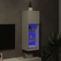 Mueble para TV con luces LED blanco 30,5x30x90 cm de , Muebles TV - Ref: Foro24-837001, Precio: 57,39 €, Descuento: %