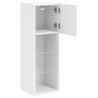 Mueble para TV con luces LED blanco 30,5x30x90 cm de , Muebles TV - Ref: Foro24-837001, Precio: 57,39 €, Descuento: %