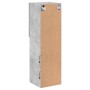 Muebles de TV con luces LED 2 uds gris hormigón 30,5x30x102 cm de , Muebles TV - Ref: Foro24-837022, Precio: 104,65 €, Descue...