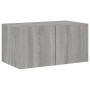 Mueble de TV de pared con luces LED gris Sonoma 60x35x31 cm de , Muebles TV - Ref: Foro24-837277, Precio: 46,77 €, Descuento: %